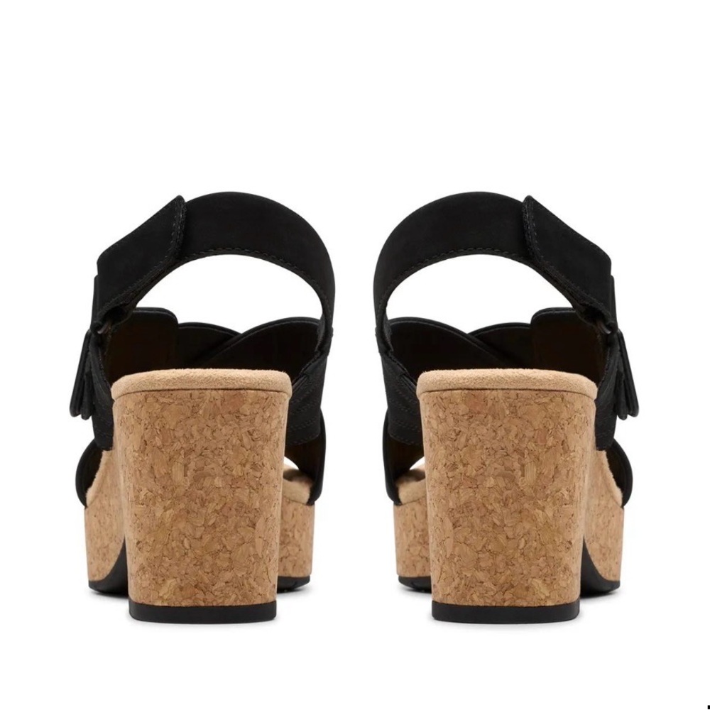 Clark’s Cork Wedge Sandals - Picture 3 of 14